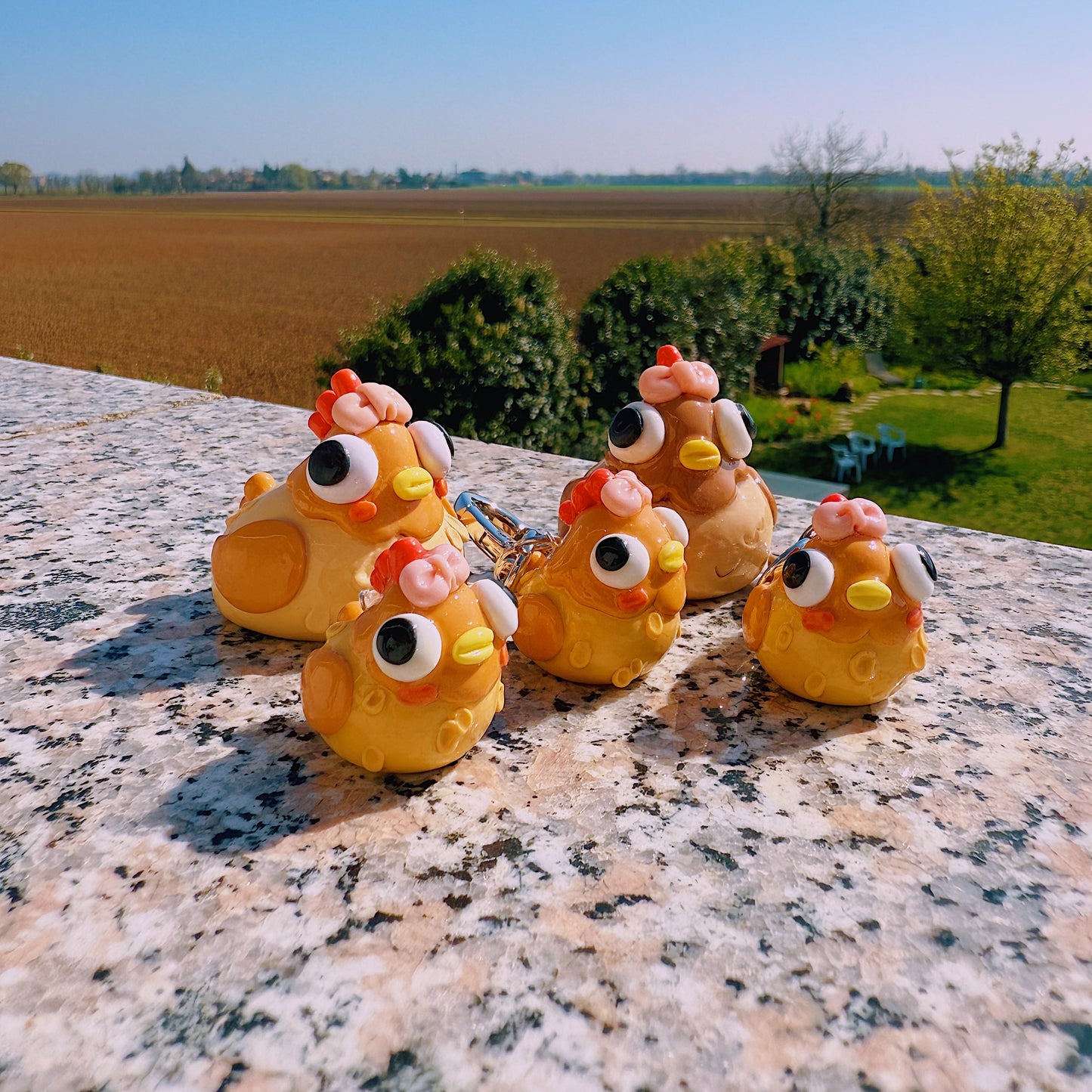 Pandora the hen | keychain