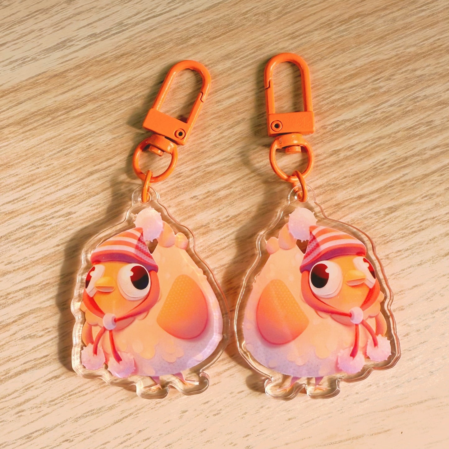Pandora the hen | acrylic keychain