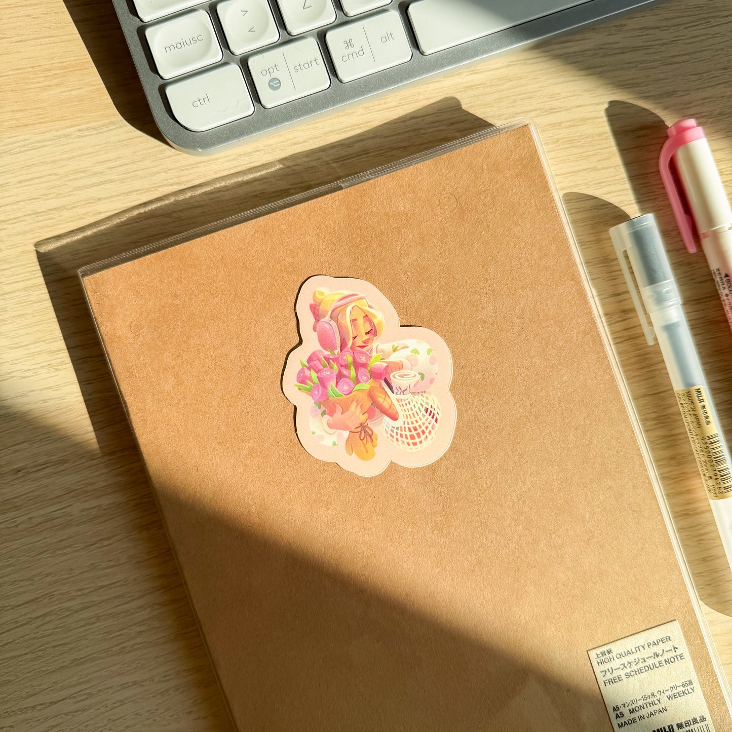tulip girl | sticker