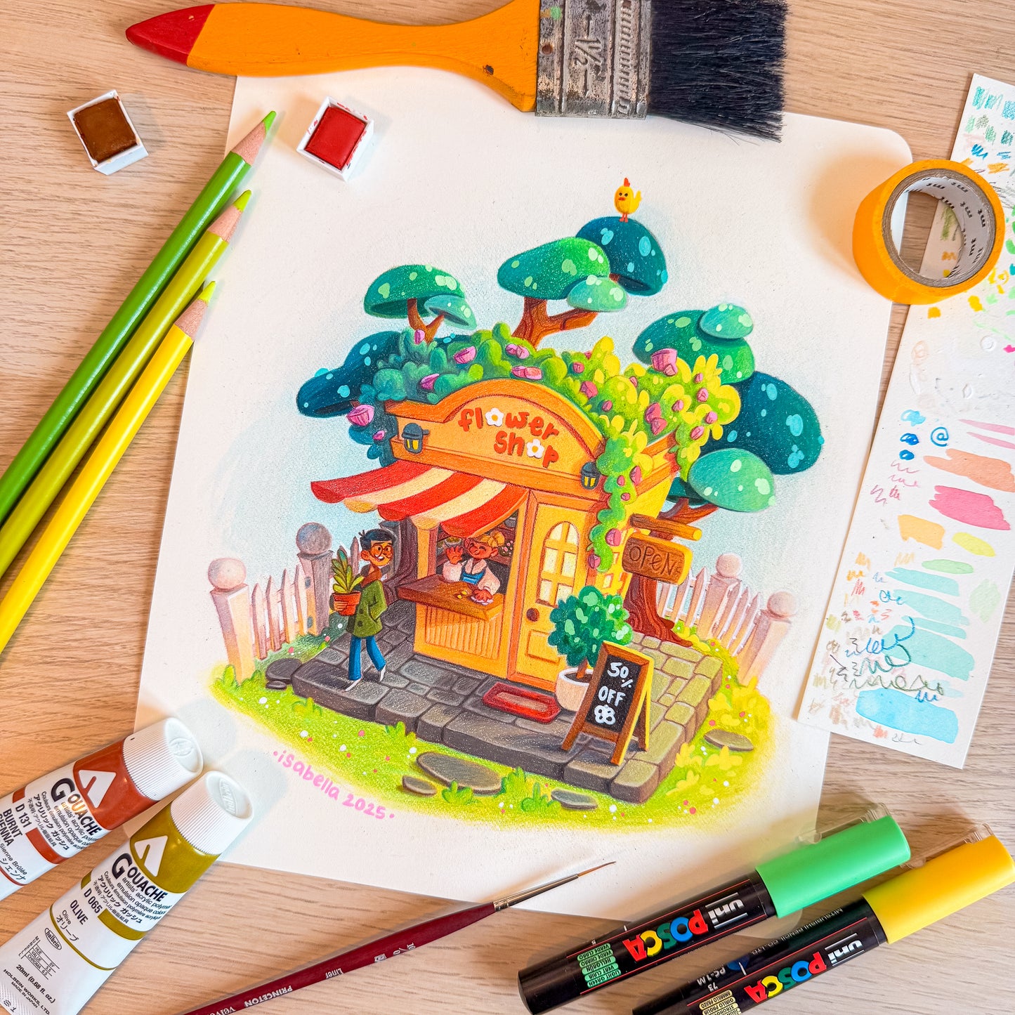 the floral boutique | original artwork