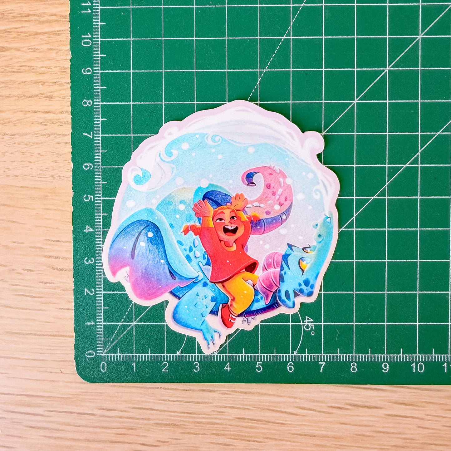 the ice dragon's whisper ⊹ sticker