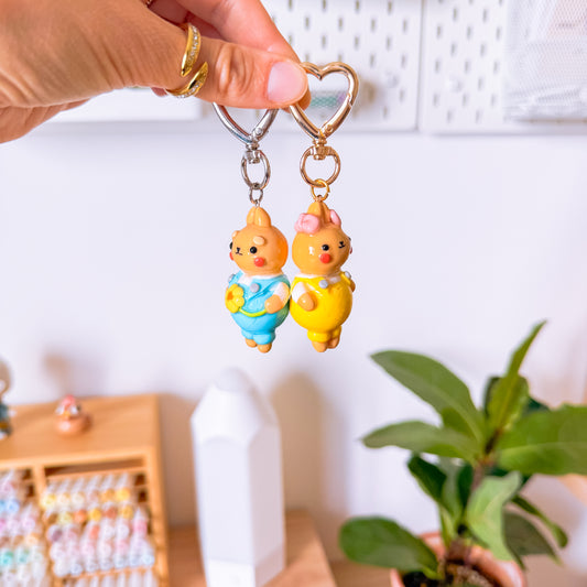 bunny couple ⊹ keychains