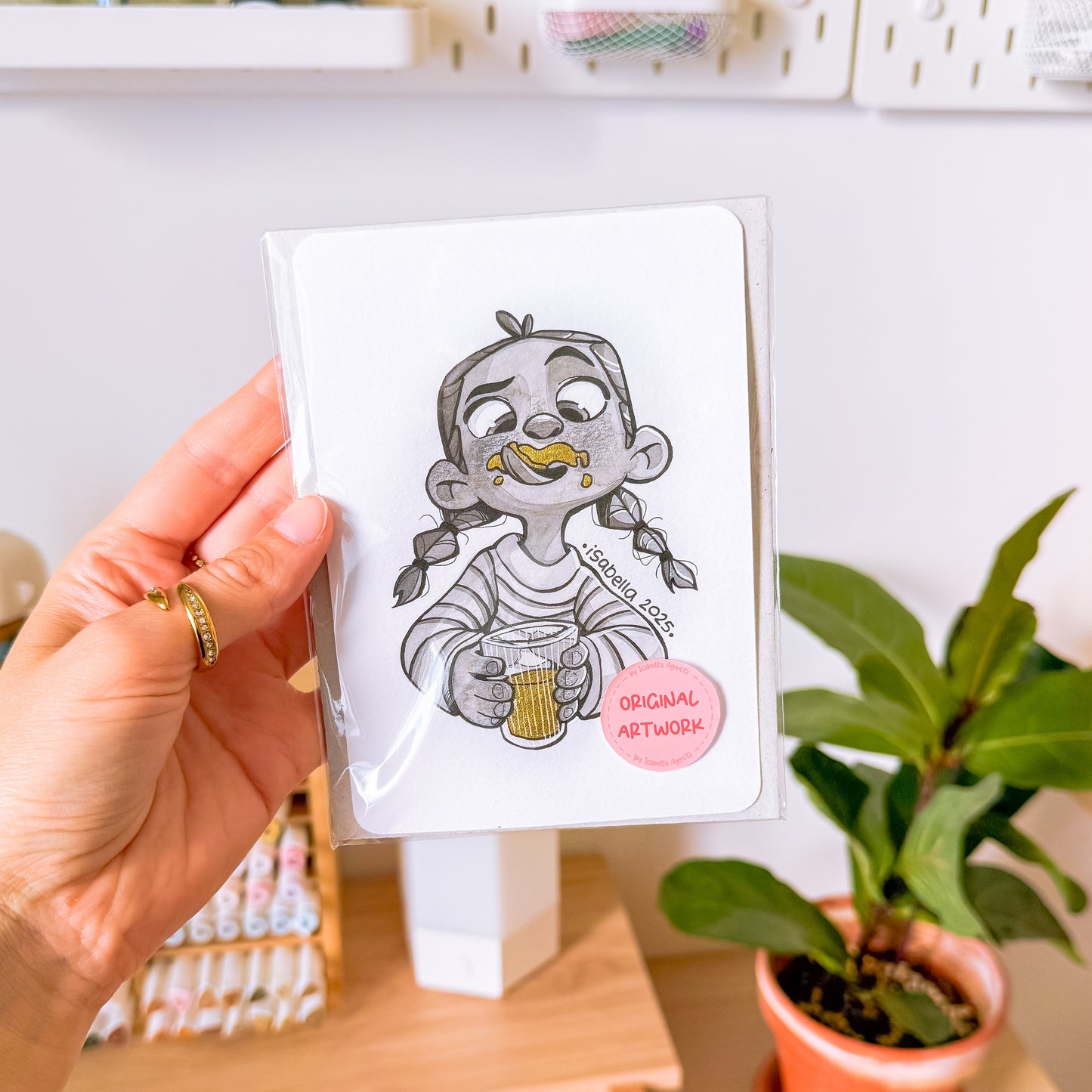 moustache ⊹ original artwork