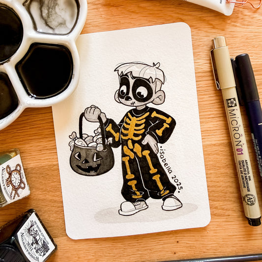 skeletal ⊹ original artwork