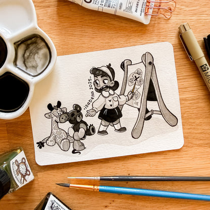 lesson ⊹ original artwork