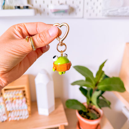 moody frog ⊹ keychain