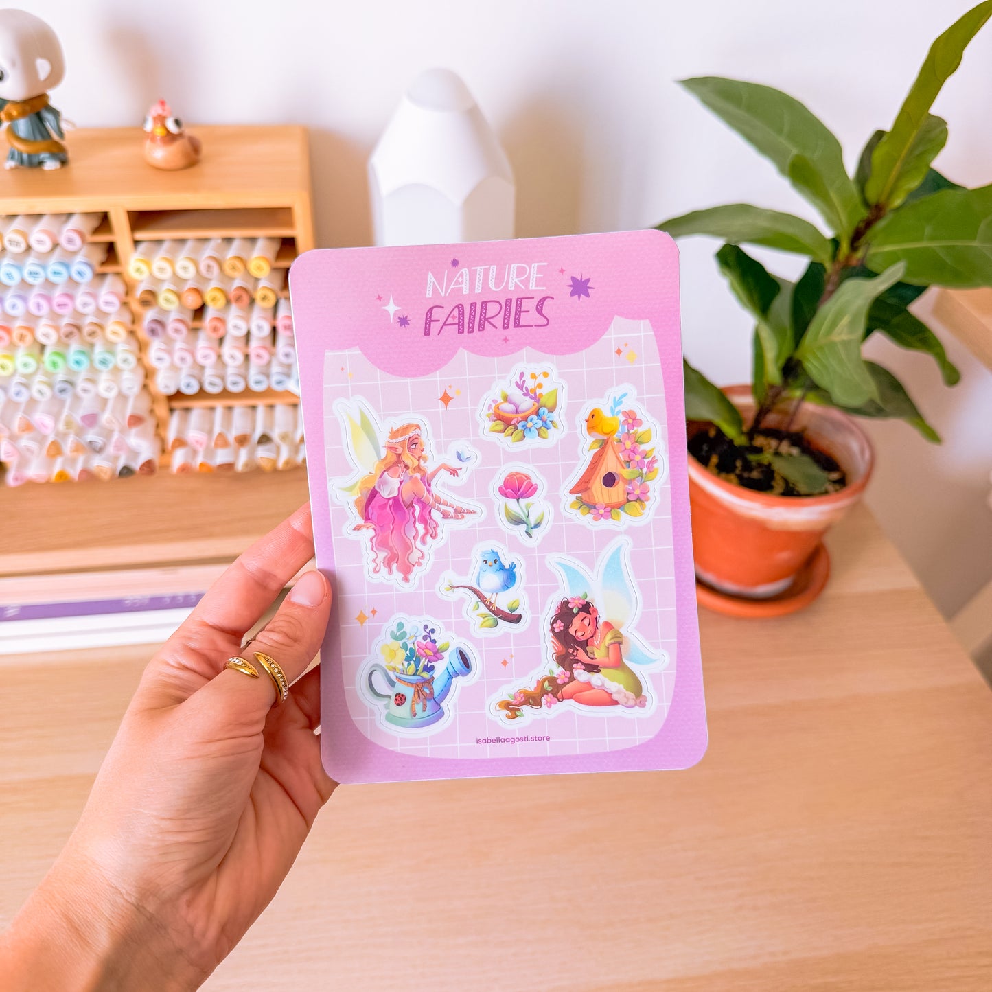 nature fairies ⊹ sticker sheet