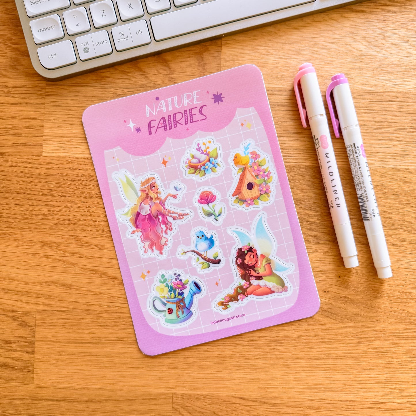 nature fairies ⊹ sticker sheet