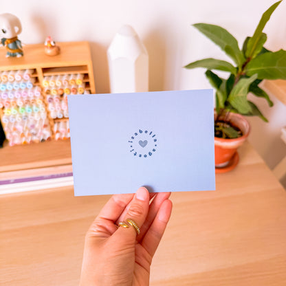 overthinker ⊹ postcard